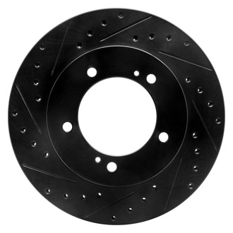 DFC® - Premium Drilled and Slotted Front Driver Side Brake Rotor