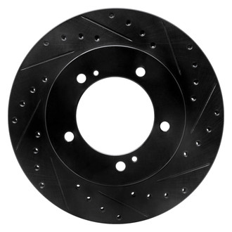 DFC® - Premium Drilled and Slotted Front Passenger Side Brake Rotor