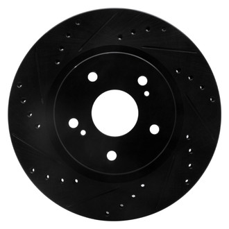 DFC® - Premium Drilled and Slotted Front Driver Side Brake Rotor