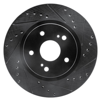 DFC® - Premium Drilled and Slotted Front Passenger Side Brake Rotor
