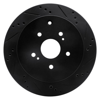 DFC® - Premium Drilled and Slotted Rear Passenger Side Brake Rotor