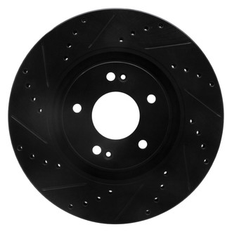 DFC® - Premium Drilled and Slotted Front Driver Side Brake Rotor