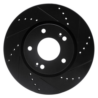 DFC® - Premium Drilled and Slotted Front Passenger Side Brake Rotor