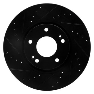 DFC® - Premium Drilled and Slotted Front Driver Side Brake Rotor