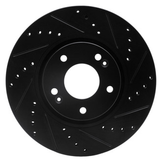 DFC® - Premium Drilled and Slotted Front Passenger Side Brake Rotor