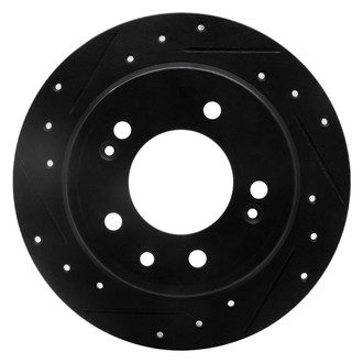 DFC® - Premium Drilled and Slotted Rear Driver Side Brake Rotor