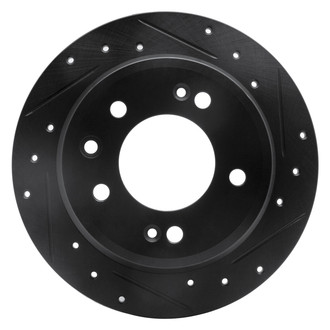 DFC® - Premium Drilled and Slotted Rear Passenger Side Brake Rotor