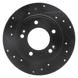 DFC® - Premium Drilled and Slotted Rear Driver Side Brake Rotor