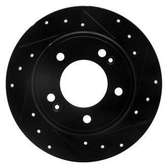 DFC® - Premium Drilled and Slotted Rear Passenger Side Brake Rotor