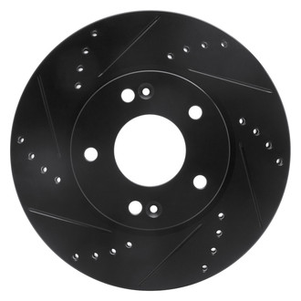 DFC® - Premium Drilled and Slotted Front Driver Side Brake Rotor