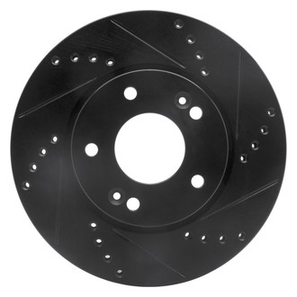 DFC® - Premium Drilled and Slotted Front Passenger Side Brake Rotor