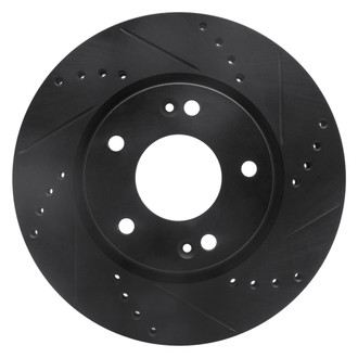 DFC® - Premium Drilled and Slotted Front Passenger Side Brake Rotor