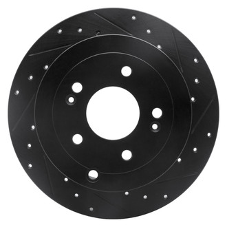 DFC® - Premium Drilled and Slotted Rear Passenger Side Brake Rotor