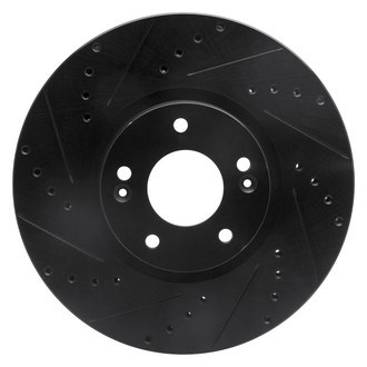 DFC® - Premium Drilled and Slotted Front Driver Side Brake Rotor