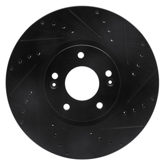 DFC® - Premium Drilled and Slotted Front Passenger Side Brake Rotor