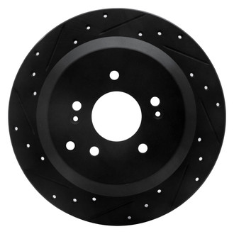 DFC® - Premium Drilled and Slotted Rear Driver Side Brake Rotor