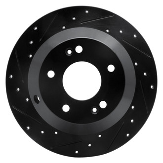 DFC® - Premium Drilled and Slotted Rear Driver Side Brake Rotor
