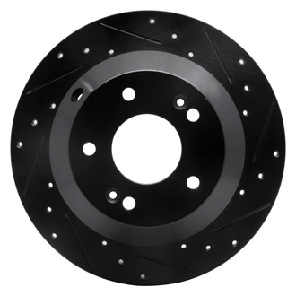 DFC® - Premium Drilled and Slotted Rear Passenger Side Brake Rotor