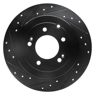 DFC® - Premium Drilled and Slotted Rear Driver Side Brake Rotor