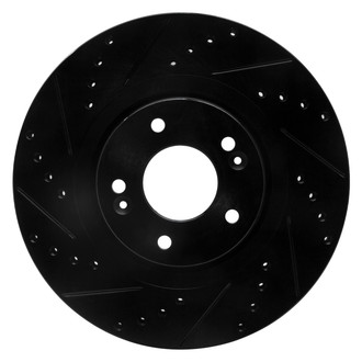 DFC® - Premium Drilled and Slotted Front Driver Side Brake Rotor