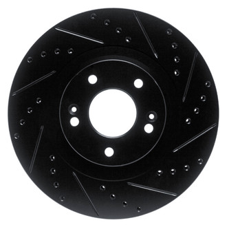DFC® - Premium Drilled and Slotted Front Passenger Side Brake Rotor