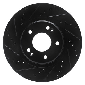 DFC® - Premium Drilled and Slotted Front Driver Side Brake Rotor