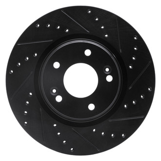 DFC® - Premium Drilled and Slotted Front Passenger Side Brake Rotor
