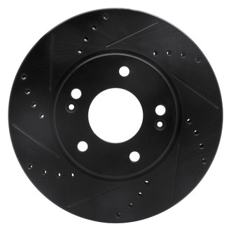 DFC® - Premium Drilled and Slotted Front Driver Side Brake Rotor