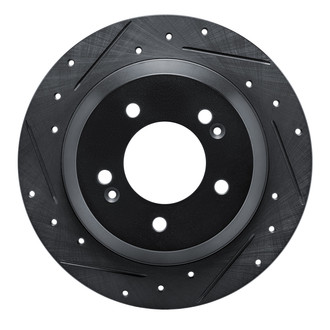 DFC® - Premium Drilled and Slotted Rear Driver Side Brake Rotor