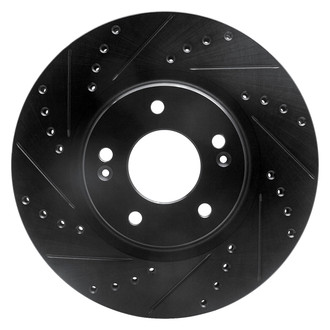 DFC® - Premium Drilled and Slotted Front Driver Side Brake Rotor