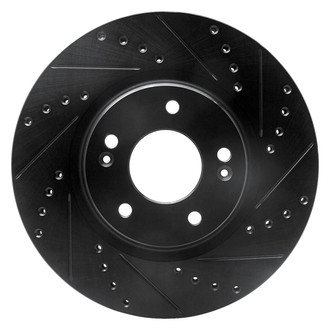 DFC® - Premium Drilled and Slotted Front Passenger Side Brake Rotor