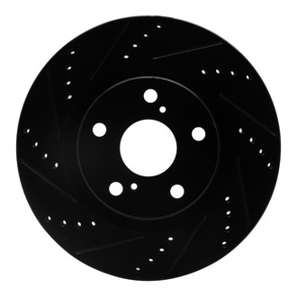 DFC® - Premium Drilled and Slotted Front Driver Side Brake Rotor