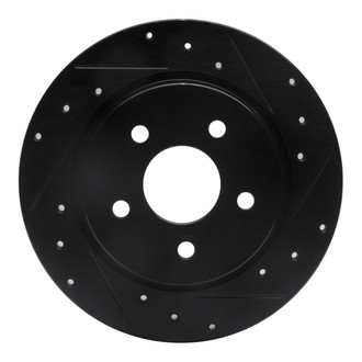 DFC® - Premium Drilled and Slotted Rear Passenger Side Brake Rotor