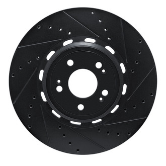 DFC® - Premium Drilled and Slotted Front Passenger Side Brake Rotor