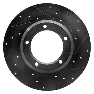 DFC® - Premium Drilled and Slotted Front Passenger Side Brake Rotor