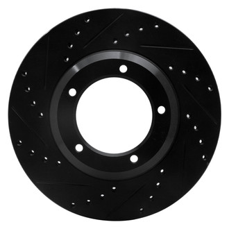 DFC® - Premium Drilled and Slotted Front Driver Side Brake Rotor