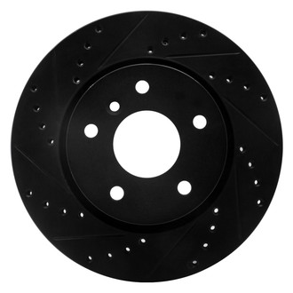DFC® - Premium Drilled and Slotted Front Passenger Side Brake Rotor