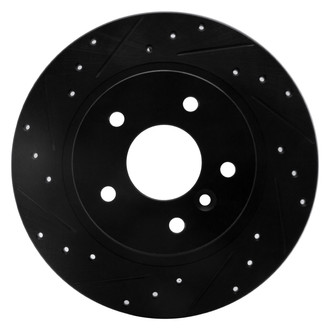 DFC® - Premium Drilled and Slotted Rear Driver Side Brake Rotor