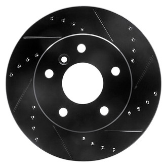 DFC® - Premium Drilled and Slotted Front Passenger Side Brake Rotor