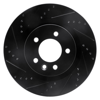 DFC® - Premium Drilled and Slotted Front Driver Side Brake Rotor
