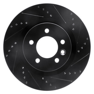 DFC® - Premium Drilled and Slotted Front Passenger Side Brake Rotor