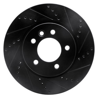 DFC® - Premium Drilled and Slotted Front Passenger Side Brake Rotor