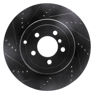 DFC® - Premium Drilled and Slotted Rear Driver Side Brake Rotor