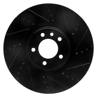 DFC® - Premium Drilled and Slotted Front Passenger Side Brake Rotor