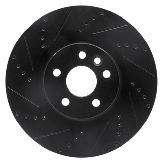 DFC® - Premium Drilled and Slotted Front Driver Side Brake Rotor