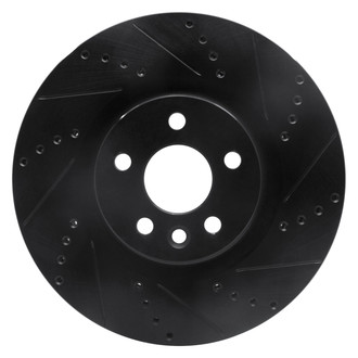 DFC® - Premium Drilled and Slotted Front Passenger Side Brake Rotor