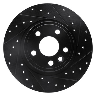 DFC® - Premium Drilled and Slotted Rear Passenger Side Brake Rotor