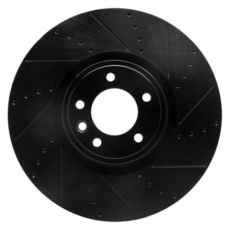 DFC® - Premium Drilled and Slotted Front Passenger Side Brake Rotor