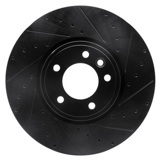 DFC® - Premium Drilled and Slotted Front Passenger Side Brake Rotor