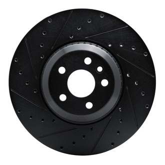 DFC® - Premium Drilled and Slotted Front Driver Side Brake Rotor